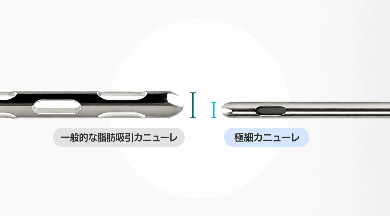 カニューレの形状比較