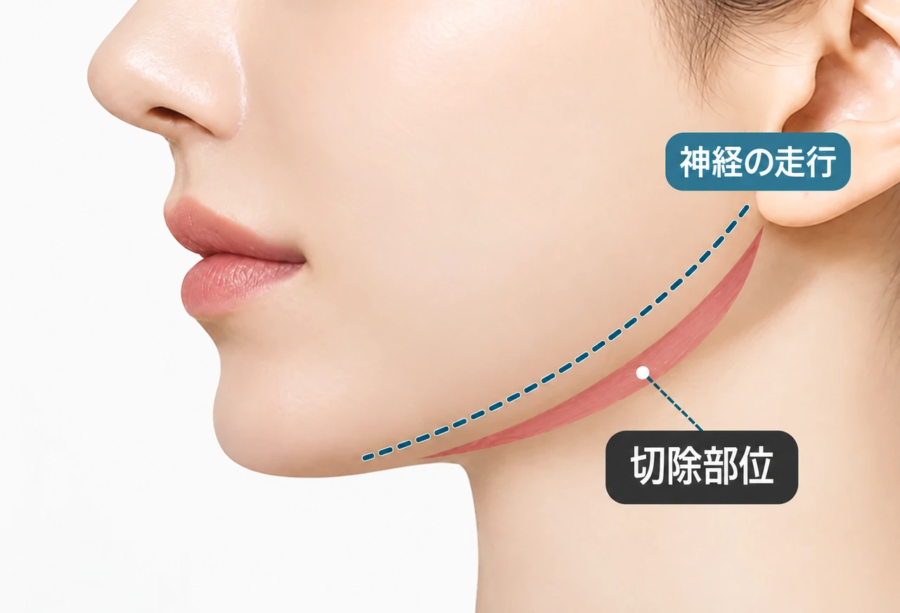 下顎下縁切除